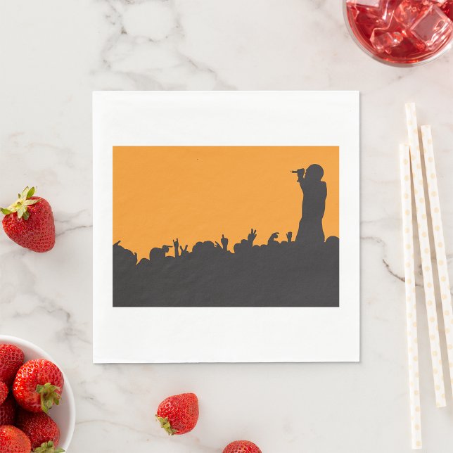 Concert Crowd Paper Napkins (Creator Uploaded)