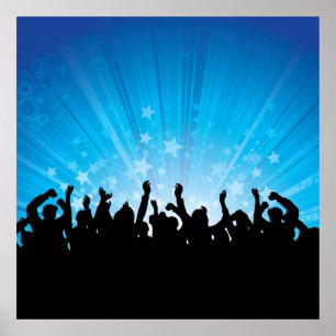 Concert Fans Poster