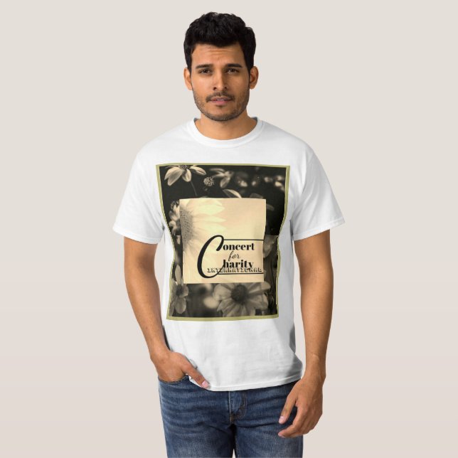 Concert for Charity International White T-Shirt (Front Full)
