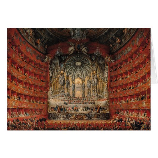 Concert given by Cardinal de La Rochefoucauld Cards (Front Horizontal)