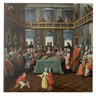 Concert in a Private House Ceramic Tile