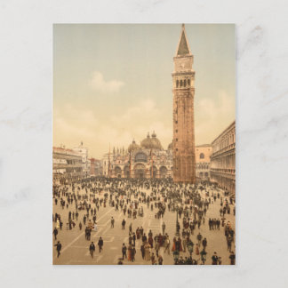 Concert in St Mark's Square II, Venice, Italy Postcard