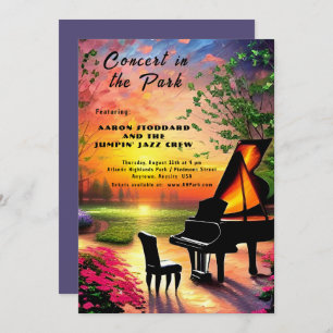 Concert in the Park Invitation