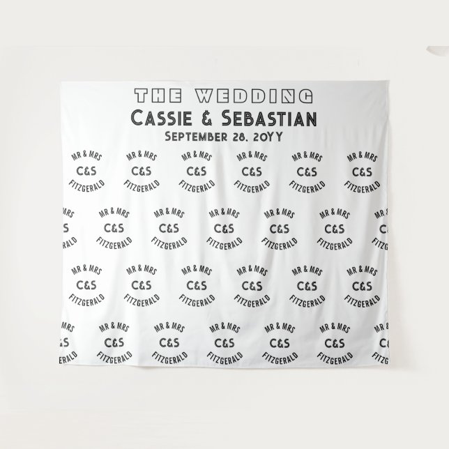 Concert Music Festival Step and Repeat Backdrop (Front (Horizontal))