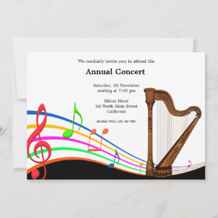 Concert Music Invitation