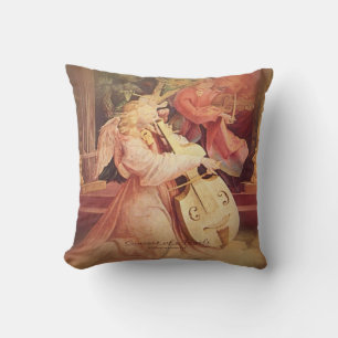 Concert of Angels Throw Pillow