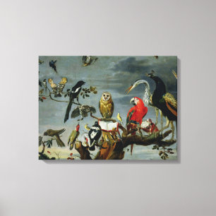 Concert of Birds Canvas Print