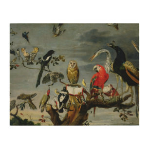 Concert of Birds Wood Wall Decor