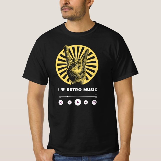 Concert or festival of Retro music mens t-shirt (Front)