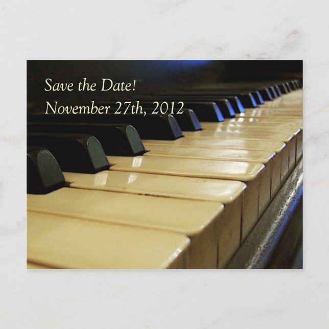 Concert or Recital Save the Date Postcard (Front)