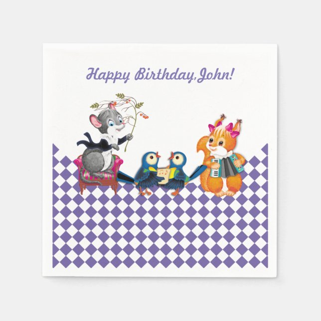 concert paper napkins (Front)