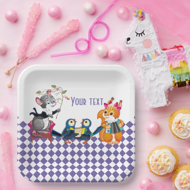 concert paper plates (Party)