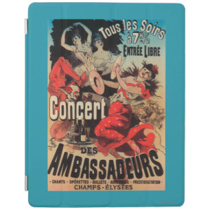 Concert Poster on Avenue de Champs-Elysees iPad Smart Cover