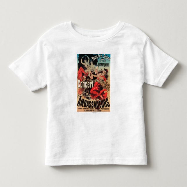 Concert Poster on Avenue de Champs-Elysees Toddler T-shirt (Front)