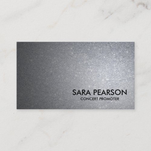 Concert Promoter Music Event Business Card