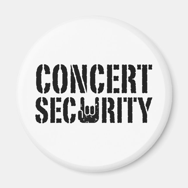Concert Security Magnet (Front)