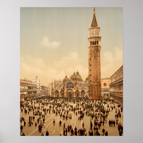 Concert St Marks Place Venice Italy Poster