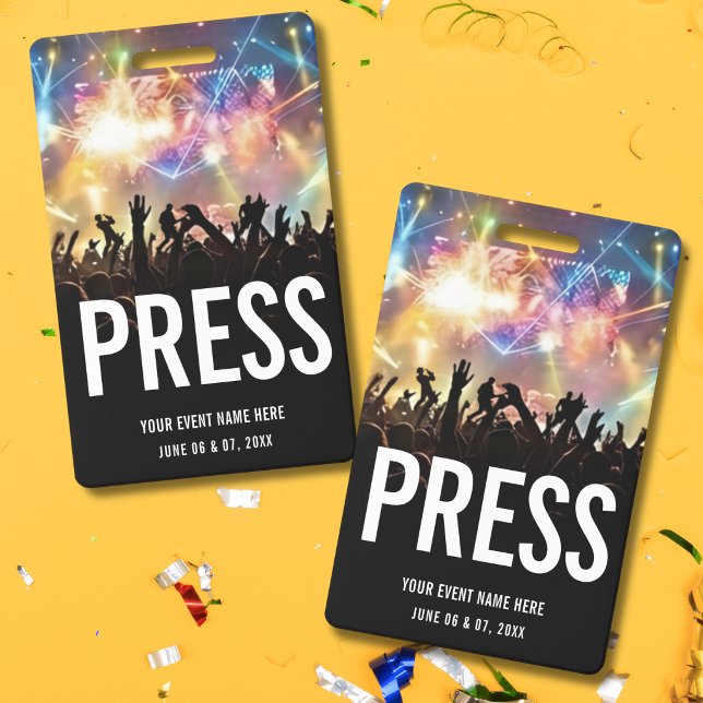 Concert Staff All Access Pass  Badge (Creator Uploaded)
