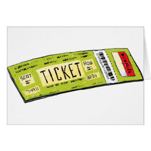 Concert Ticket Cards