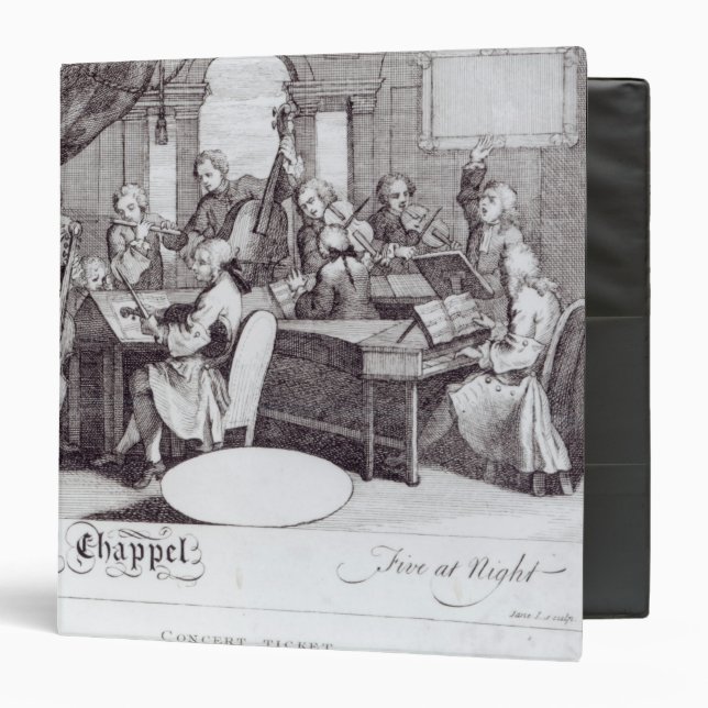 Concert Ticket for Mary's Chapel Binder (Front/Inside)