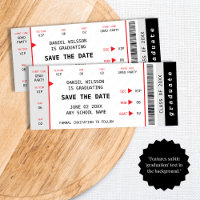 Concert Ticket Music Gig Unique Graduation 2026
