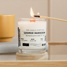 Concert Ticket QR Code Minimalist Black And White