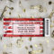 Concert Ticket Wedding Save The Date Magnet