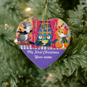 concert Young Animal Ceramic Ornament