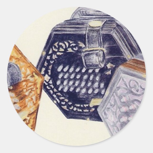 Concertina Classic Round Sticker (Front)
