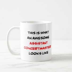 concertmaster assistant, awesome coffee mug