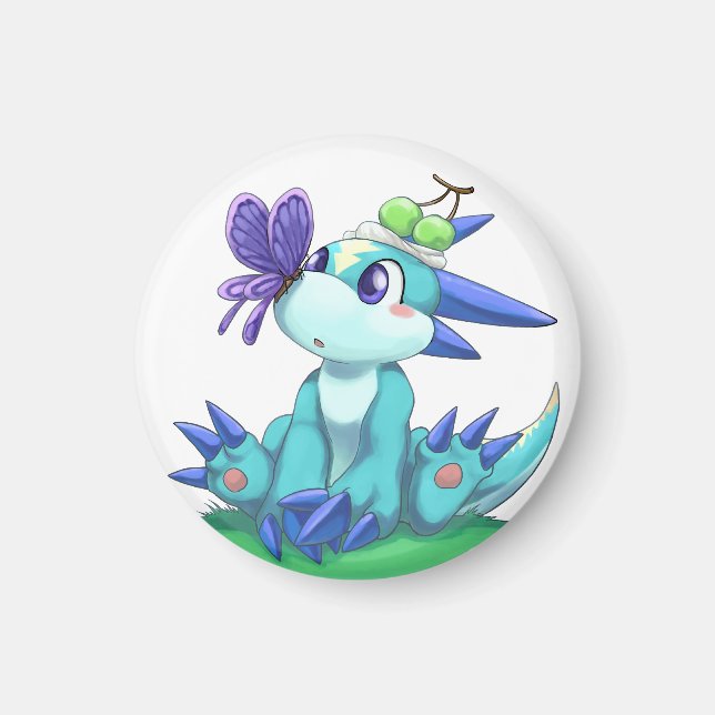Concerto Gate cute dragon Magnet (Front)
