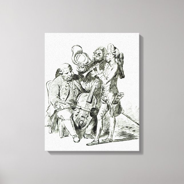 Concerto Spirituale, published 23rd March 1773 Canvas Print (Front)