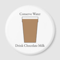 Concerve Water Drink Chocolate Milk Magnet