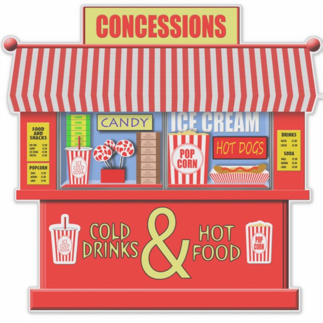 Concessions Stand Sticker (Front)