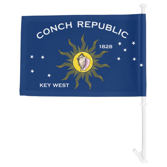 Conch Republic Flag Key West Florida (Back)
