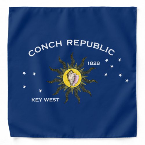 Conch Republic Flag Key West Florida Bandana
