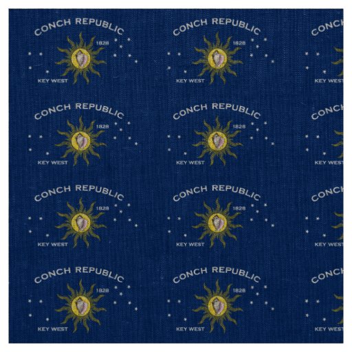 Conch Republic Flag Key West Florida Fabric