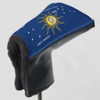 Conch Republic Flag Key West Florida Golf Head Cover by FlagGallery at Zazzle