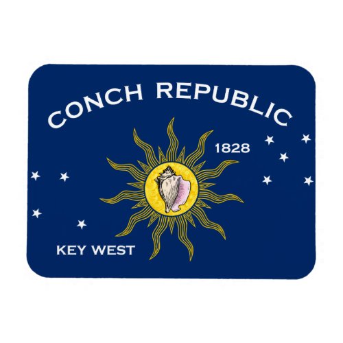 Conch Republic Flag Key West Florida Magnet