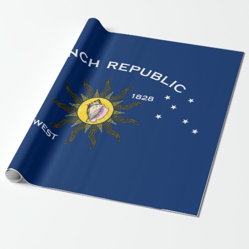 Conch Republic Flag Key West Florida Wrapping Paper