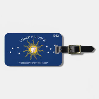 Conch Republic Flag Luggage Tag