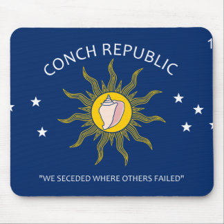 Conch Republic Flag Mouse Pad