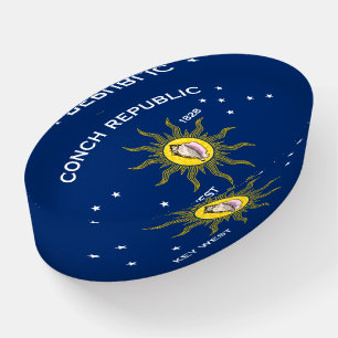 Conch Republic Flag Paperweight