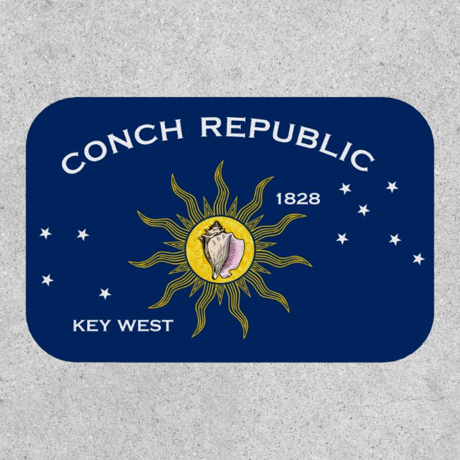 Conch Republic Flag Patch (Front)