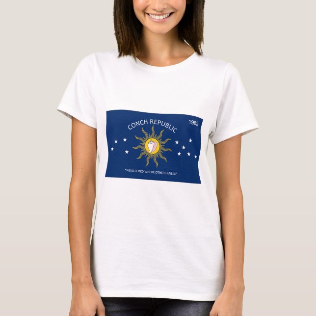 Conch Republic Flag T-Shirt (Front)