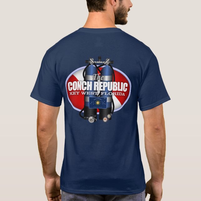 Conch Republic (ST) T-Shirt (Back)