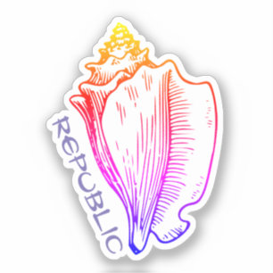 Conch Republic Sticker