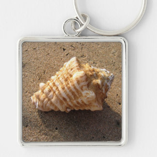 Conch Sea Shell Sand Beach Keychain