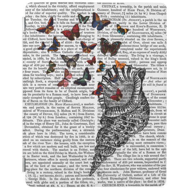 Conch Shell and Butterflies 2 iPad Air Cover (Front)