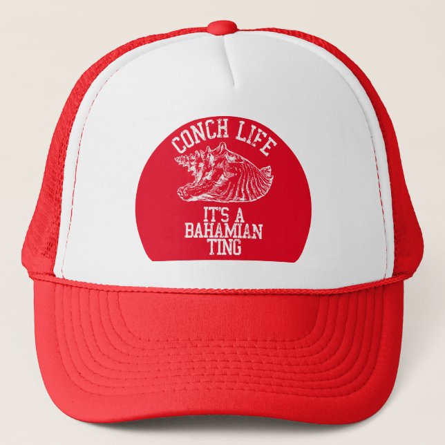 Conch Shell Bahamian Hat Bahamas Independence (Front)